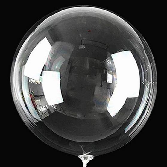 Balon Pvc 16 Inch Balon Bobo Pink Biru Bening / Balon Bobo Transfaran Pesta Ulang Tahun