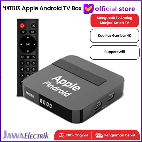 MATRIX Apple Android TV Box - Android 10 Ram 2gb WiFi Android TV