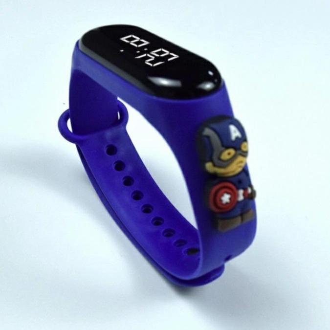 Jam Tangan Anak Laki Laki Karakter Jam Tangan Anak Laki Laki Digital 2-10 Tahun Jam Tangan Anak Led