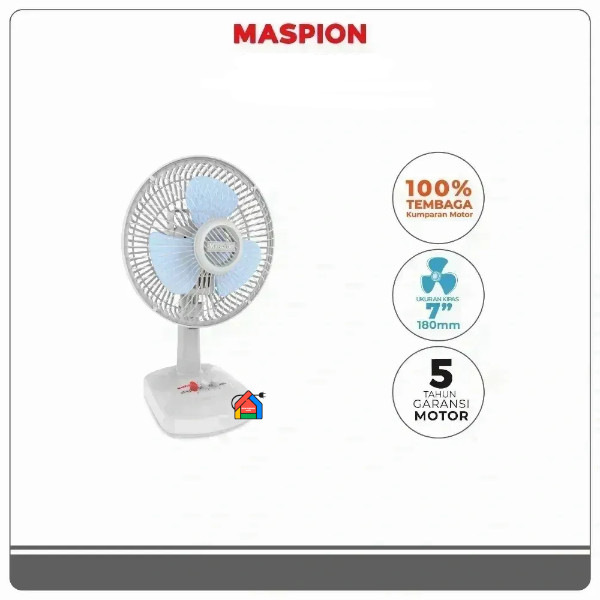 Kipas Angin Duduk Maspion F 18 DA/DC/DE (7 Inch) / Desk Fan Maspion F18DA/F18DC/F18DE