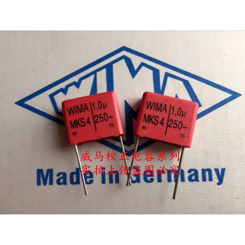 2020 Hot Sale 10Pcs/20Pcs Germany Wima Mks4 1Uf 1.0Uf 250V 105 250V P: 15Mm Audio Capacitor Free