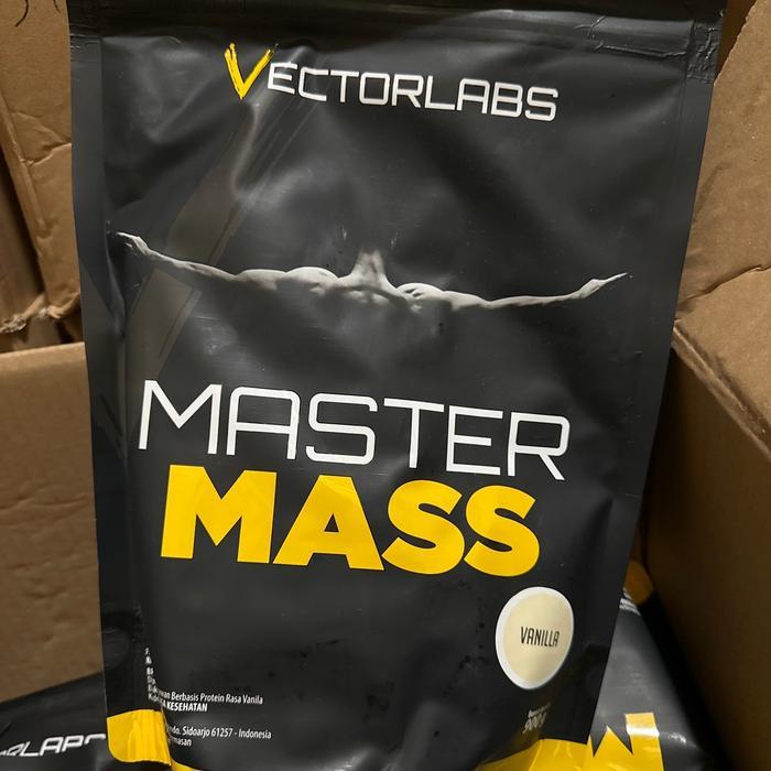 Vectorlabs Master Mass 900 Gram Vanilla Susu Fitness Gainer Suplemen Otot #Gratisongkir