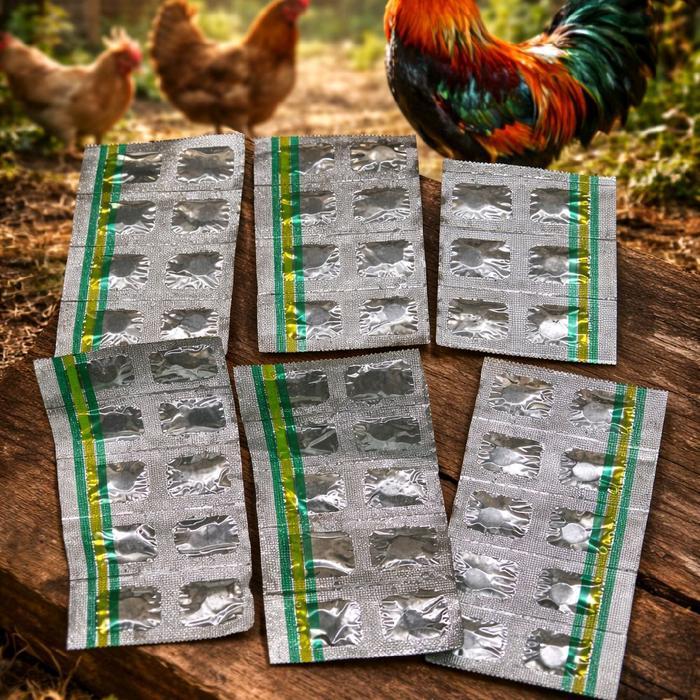 SIAPKIRIM Am/Tmd buat ayam dan vitatamin ayam di jamin original 1 box /5 lembar READY STOCK