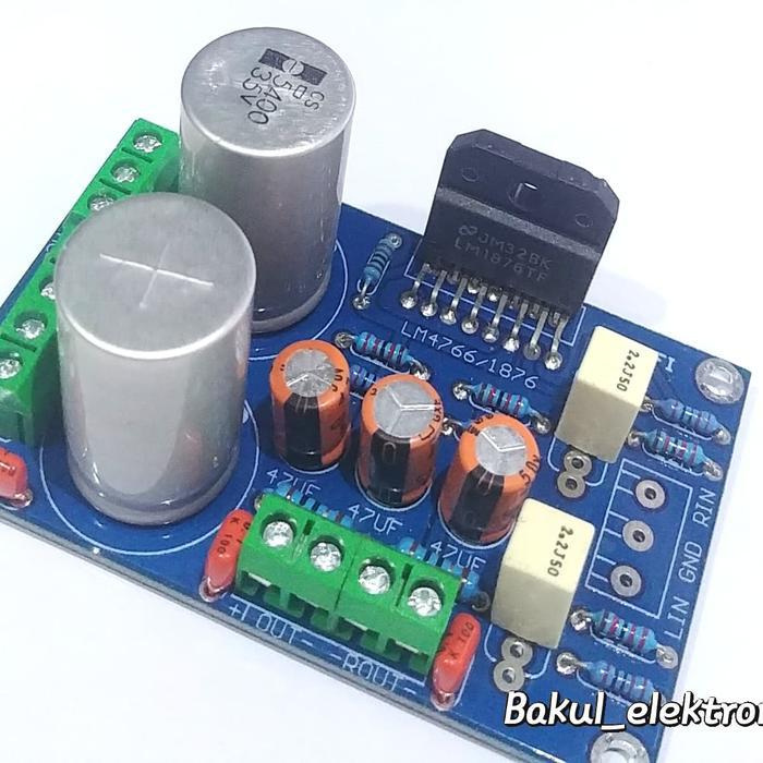 TERMURAH KIT AMPLIFIER LM1876 STEREO GAINCLONE