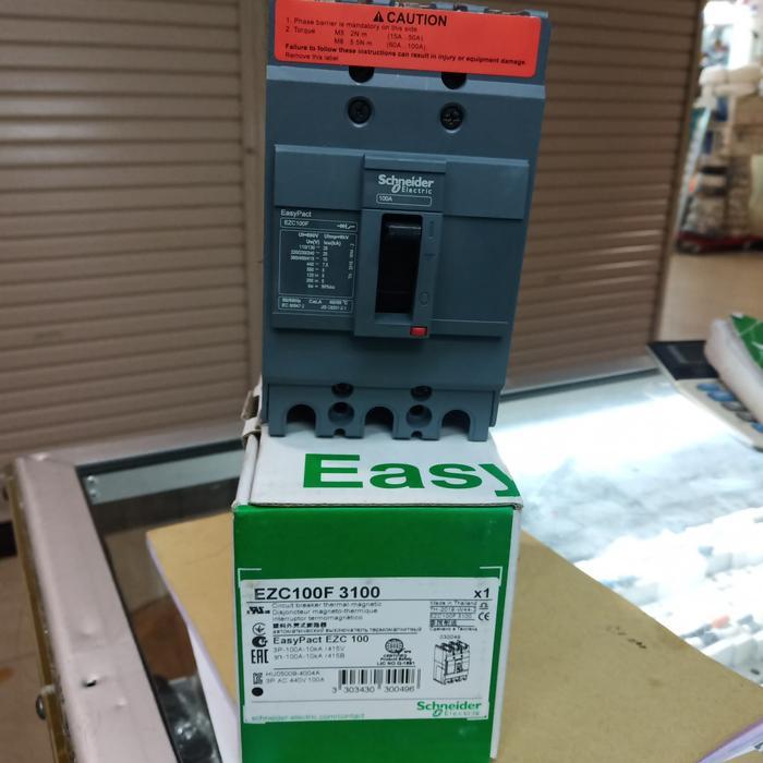 BREKER MCCB EASY PACT EZC100F 100AMPER