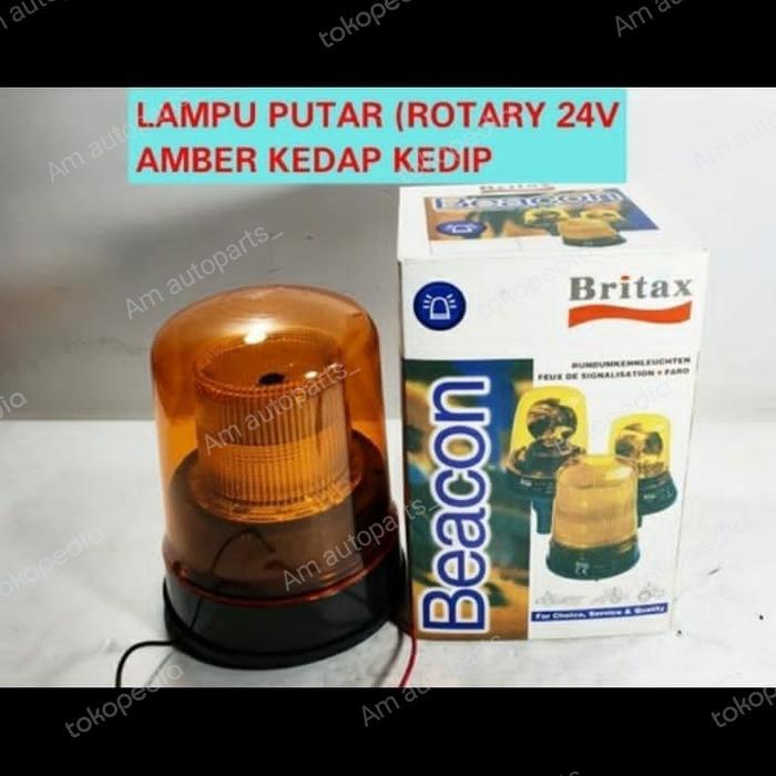 BERKUALITAS LAMPU ROTARY BRITAX LED DC 24V /