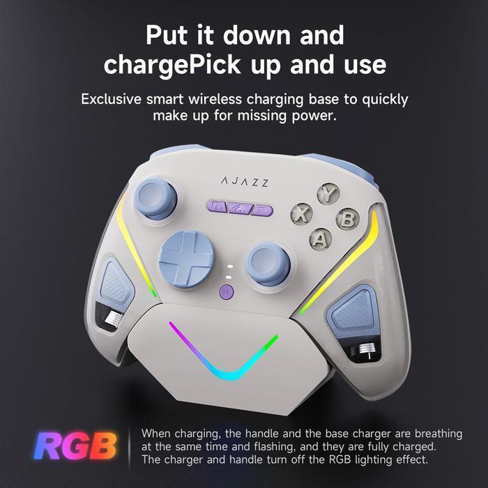 Ajazz GP100 / GP-100 Pro Galaxy Multiplatform Gamepad With TMR & Mechanical Switch Triple Connection