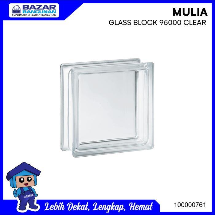 NEW Mulia - Glass Block / Gelas Blok Clear 95000