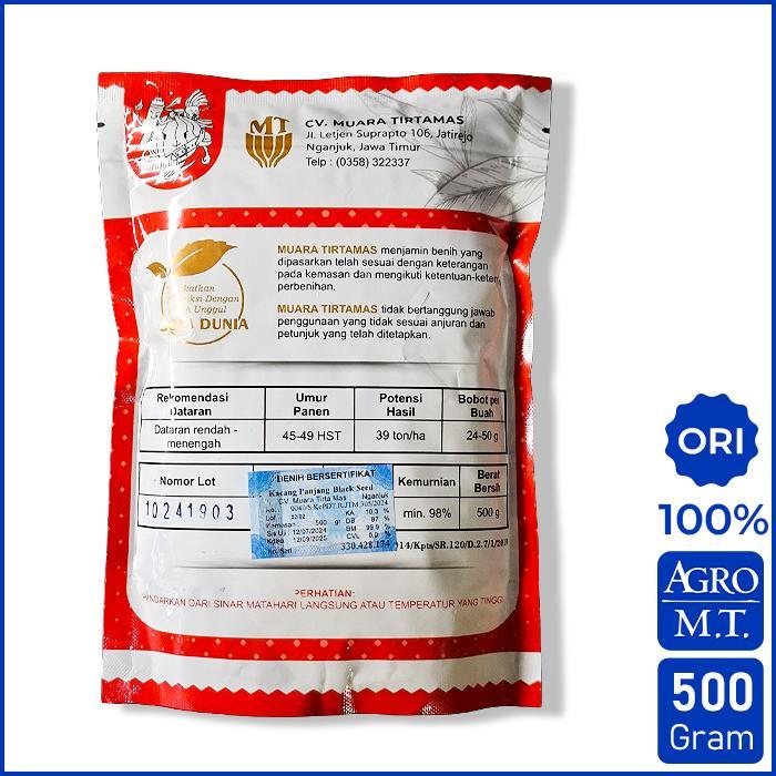 TERLARIS Benih Kacang Panjang BLACK SEED (500 gram) - Bola Dunia