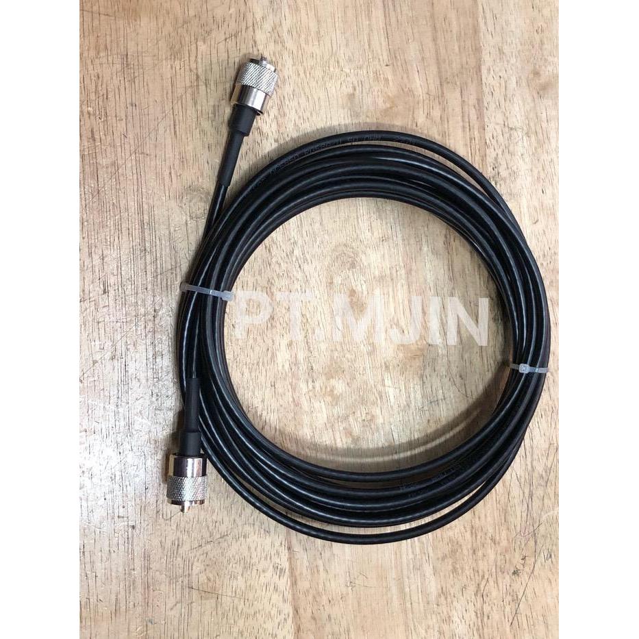 Kabel Jumper Extension UHF male to UHF male Rg58 panjang 25meter