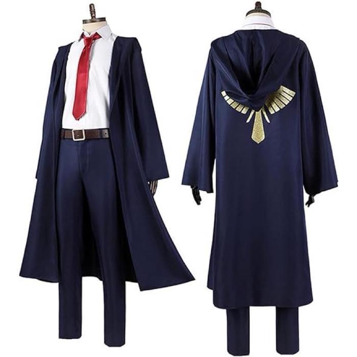 Jubah Cosplay Anime Mashle Jaket Hoodie House Adler Mash Burnedead Lemon Irvine Finn Ames Lance