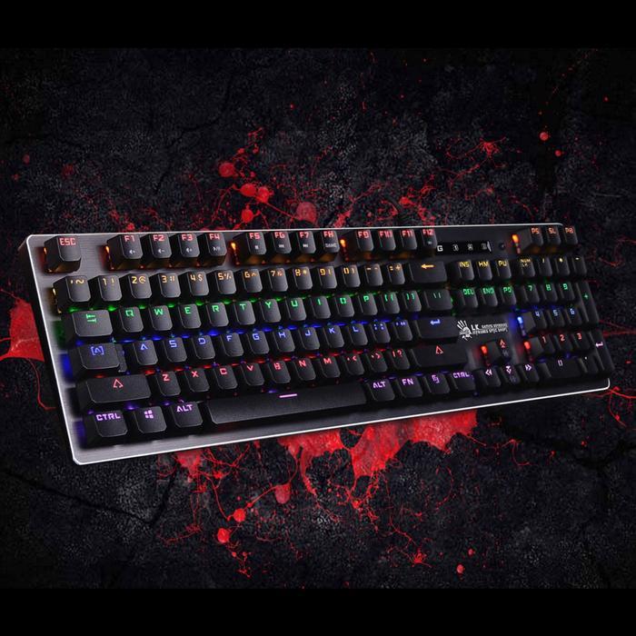 Terlaris Bloody B760 Full Light Strike/Lk Gaming Keyboard