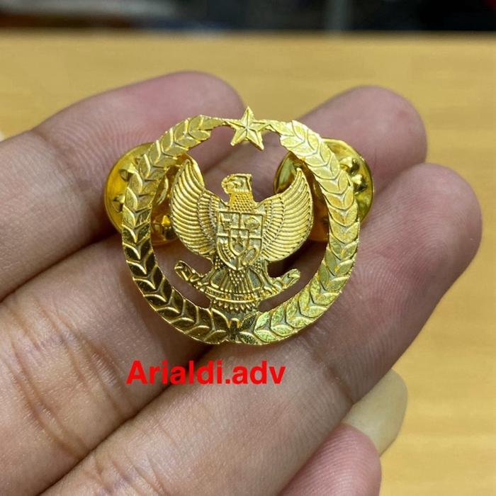 Pin mut IMIPAS pin topi mut kemenimipas kuningan paku