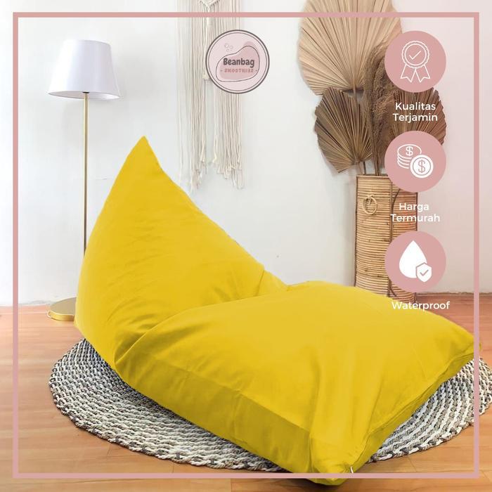 Bean Bag Waterproof Triangle Size Large Cover Only Kualitas Import