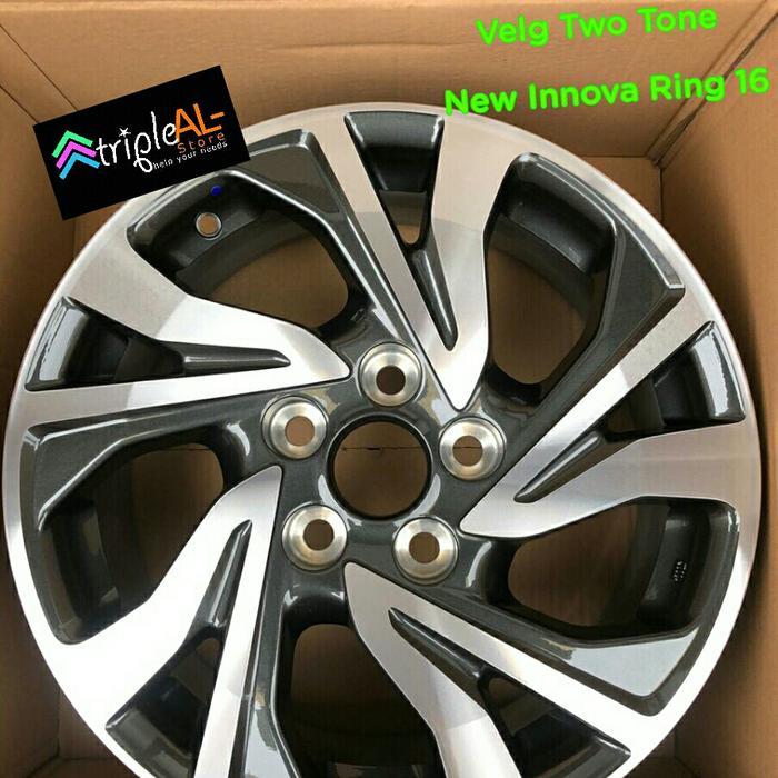 PROMO VELG VELEK TWO TONE INNOVA REBORN RING 16 ORIGINAL TOYOTA