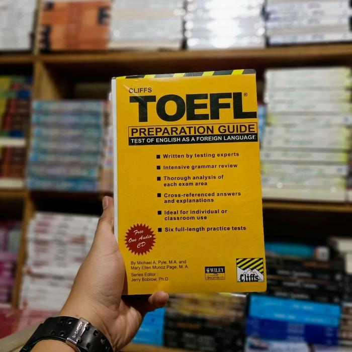 ORIGINAL BUKU CLIFFS TOEFL PREPARATION GUIDE READY STOCK