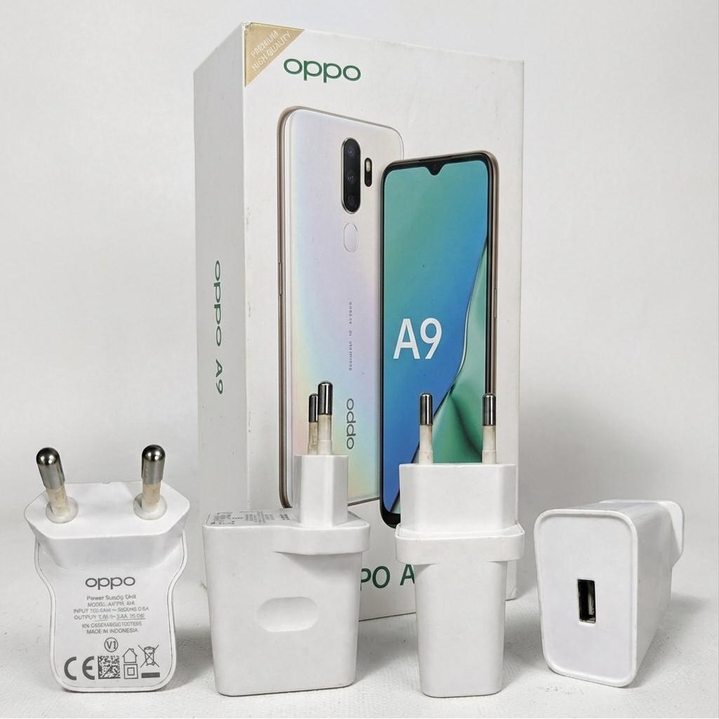 Charger OPPO OP92CAED Ori Second Fast Charging 18W 9V2A Cocok OPPO A9 Batok Cas Original Bekas