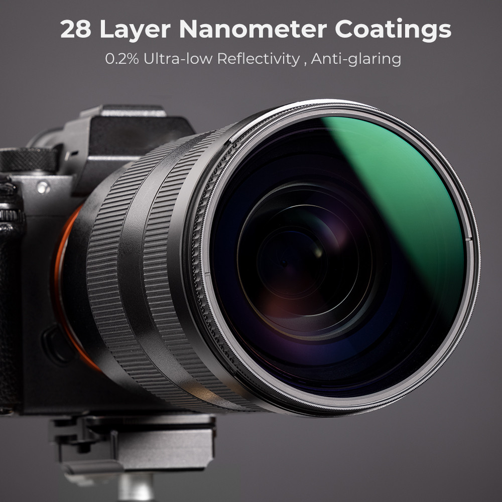 K&F CONCEPT CPL Filter 28 Layer Circular Polarizing Filter Multi-coated Polarized Filter NANO-X