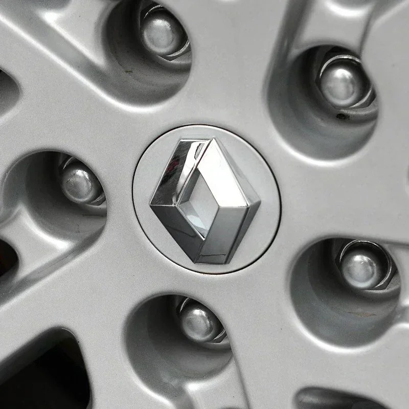 For Renault Megane 2 3 Clio 4 Trafic Captur Emblems Kangoo Zoe RS 4PCS 57mm 60mm Car Wheel Center