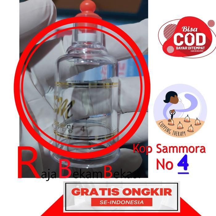 Ada Stok Kop Ecer Sammora Box Biru No.4 - Kop Bekam Samora No.4 Box Biru