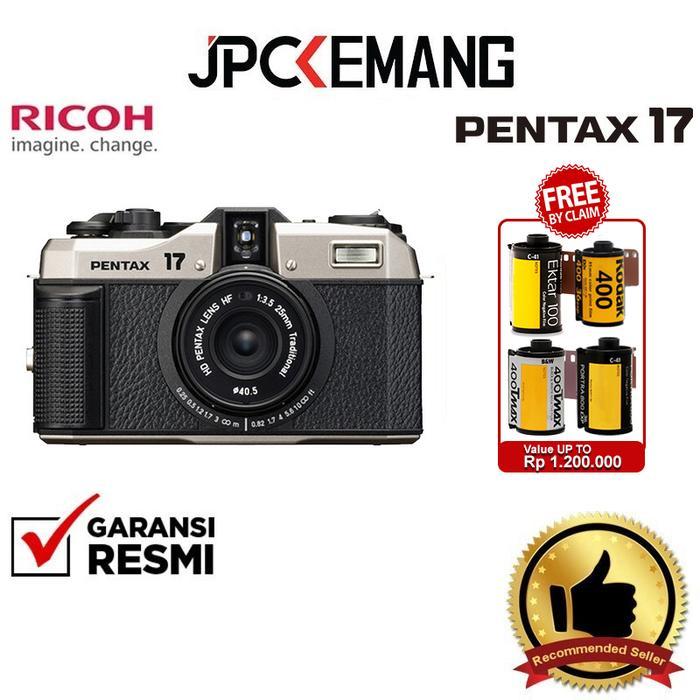 Ricoh Pentax 17 Compact Film Camera 35Mm Half Frame Kamera Film Garansi Resmi Terbaru 