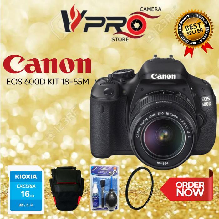 Canon Eos 600D Kit 18-55M Kamera Canon 600D Terbaru 