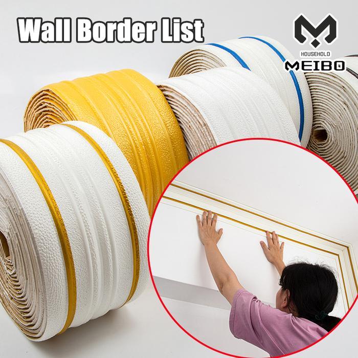 Wallpaper Foam List Foam 3D / 230cm Wallpaper List Border Foam Stiker List Profil Border Foam Stiker