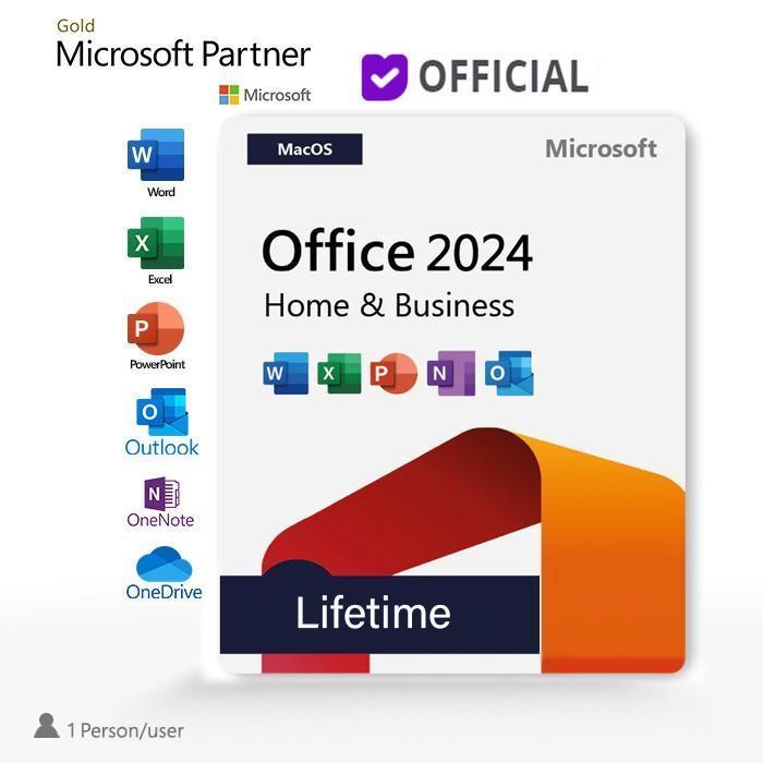 Microsoft Office 2024 Mac Macbook Lifetime Kompatibel cocok untuk m4 m3 m2 m1