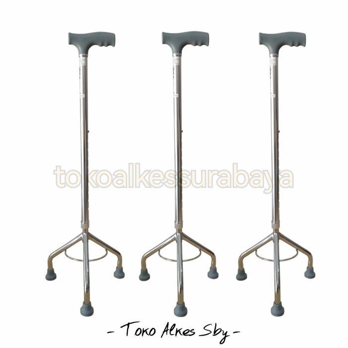 Ready Gea - Stick Kaki 3 Fs 926 - Model Pyramid Tongkat Jalan Kaki 3 Fs926 Terlaris