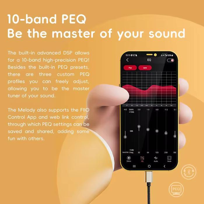 Fiio Snowsky Melody Dual Cs43131 Portable Dongle Dac & Headphone Amplifier