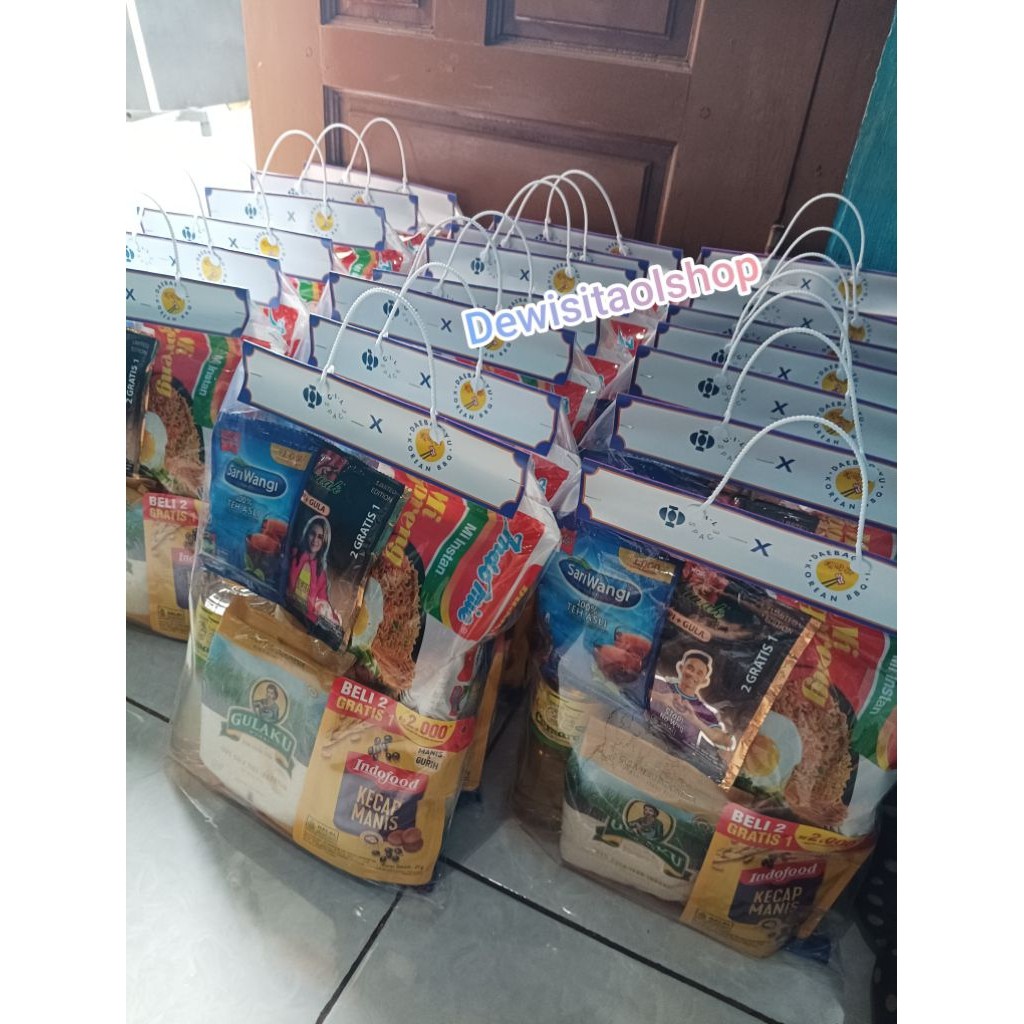 paket sembako komplit + beras