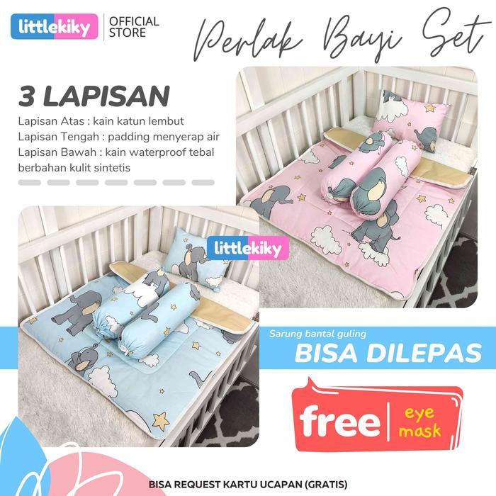 Perlak Bayi Waterproof Perlak Bayi Set Lengkap / Alas Ompol Bayi - 2 Perlak Bayi Praktis