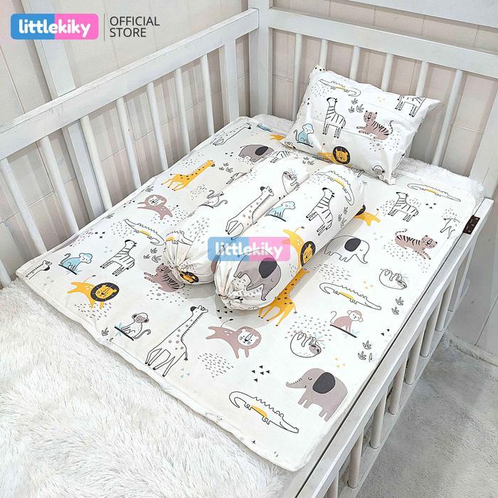 Perlak Bayi Waterproof Perlak Bayi Set / Alas Ompol Bayi Set ( Perlak, Bantal Dan Guling ) Perlak