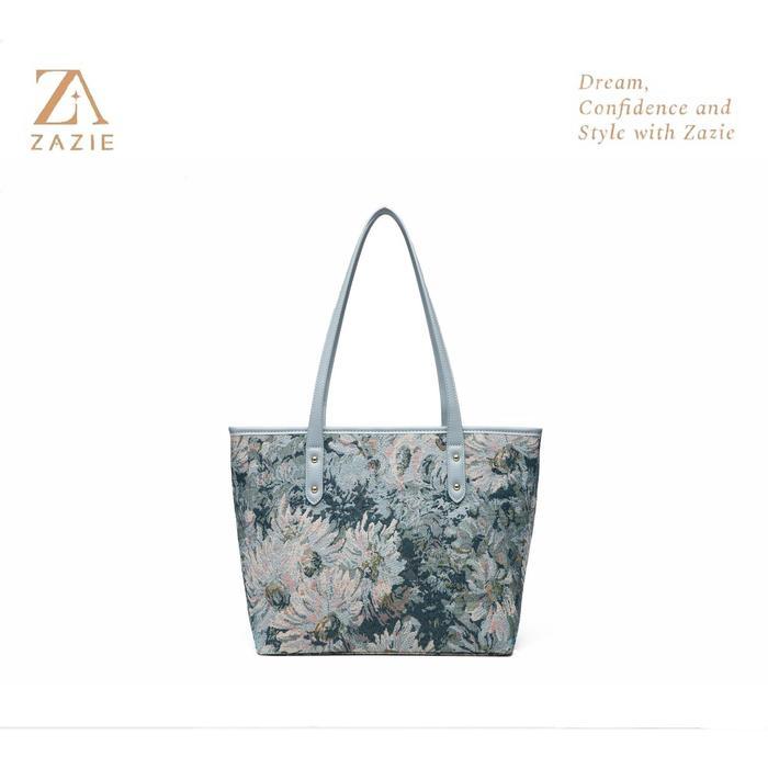 PROMO ZAZIE Totebag Cewek Perempuan Tas jinjing ,Tas Selempang Wanita, Fashion, PU Leather