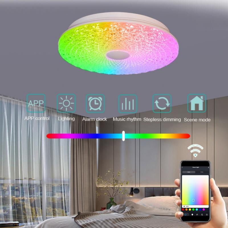 Tuya Wifi Smart Ceiling Light 30W RGB+CCT LED Round Ceiling Lamp