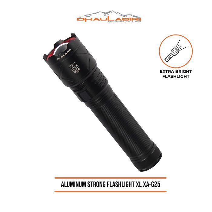 SALE Dhaulagiri - Lampu Tembak - Alumunium Strong Flashlight XL XA-G25 - Senter Tembak Waterproof