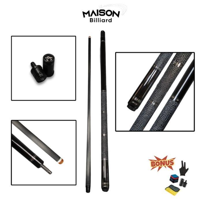 Jflowers JF20-EBF Stick Billiard Shaft Carbon Play Low Deflection 12.5mm
