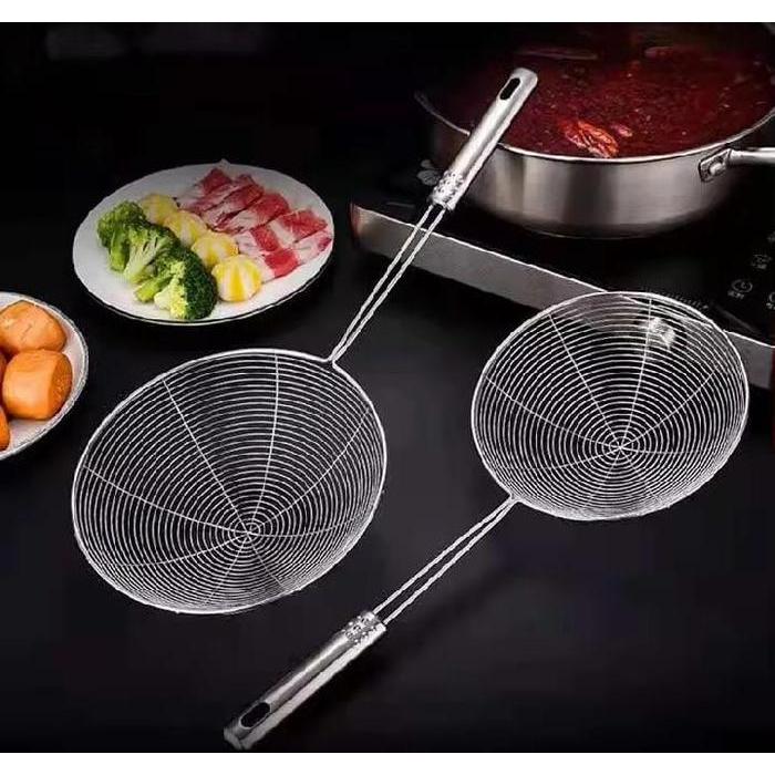 Serok Penggorengan Stainless / Serok Penggorengan / Saringan Stainless / Serok Serbaguna / serok