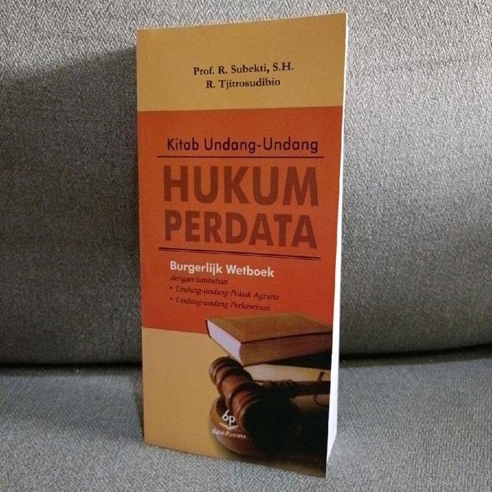 buku kitab undang-undang hukum perdata BW subekti
