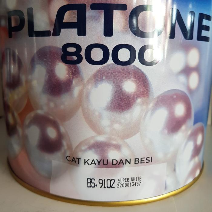 Platone 8000 Bs 9102 White 3,78 Ltr #Gratisongkir