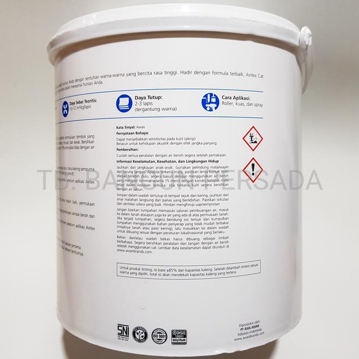 Cat Tembok 050 Soft Yellow Avitex Kemasan 5Kg/25Kg #Gratisongkir