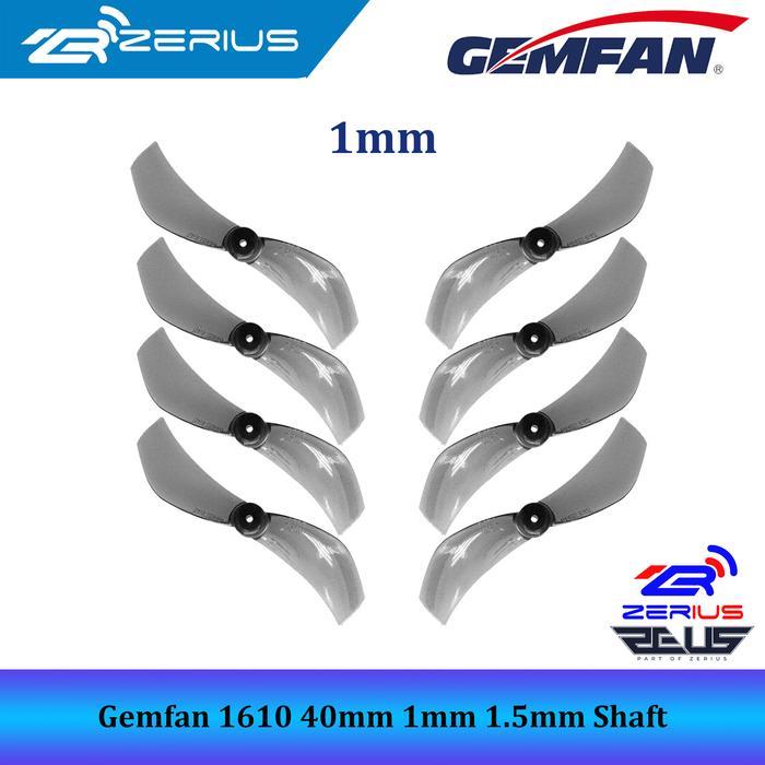 Promo Gemfan 1610 40Mm 1Mm 1.5Mm Shaft Propeller
