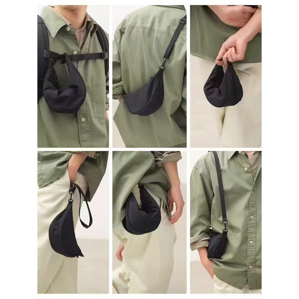 New Women's Nylon Shoulder Bag asual Sports Female Hobos body Bags Fion Female Fanny Pak Purse