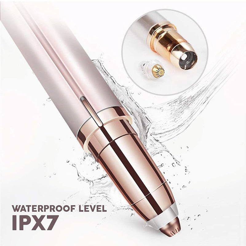 Portable Electric Eyebrow Trimmer Pen for Women, Painless Precision Eyebrow Shaver Razor blades for
