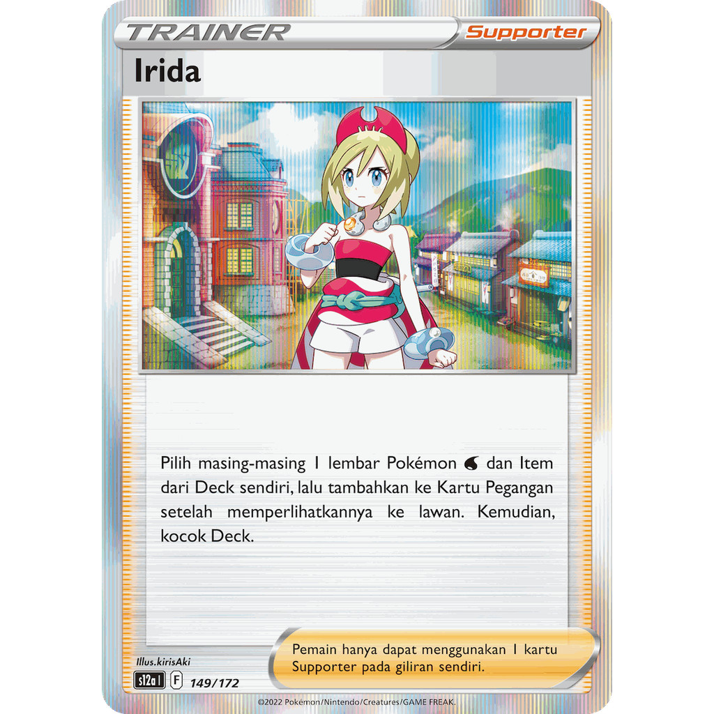 ID Irida (Holo) 149/172 S12a VSTAR Semesta | Kartu Pokemon TCG