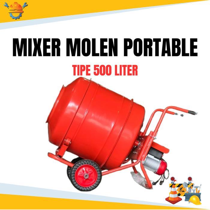 Mixer Molen Portable 500L  Listrik | Mixer Molen 500L Listrik 220V | Mixer Molen Portable Elektrik