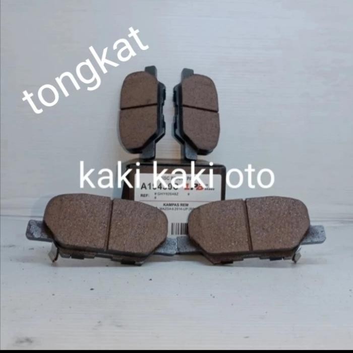 Brake pad disc brake kampas rem kanvas rem kampas disc belakang new mazda 6 mazda-6 mazda6 new sky