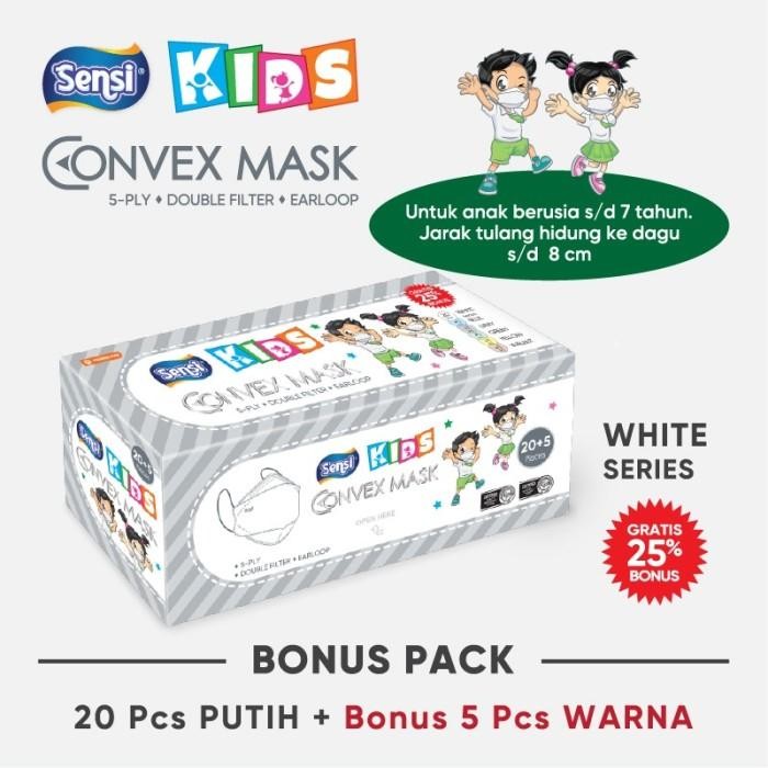 New Masker Sensi Convex Kids Earloop 5ply / KF94 Anak / Masker Anak Medis