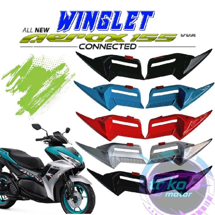 WINGLET ALL NEW AEROX CONNECTED 2021-2024 ABS PREMIUM