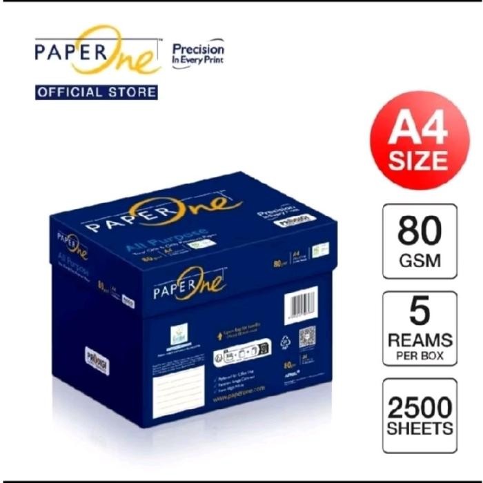 

Kertas HVS A4 80 gr PaperOne / Dus